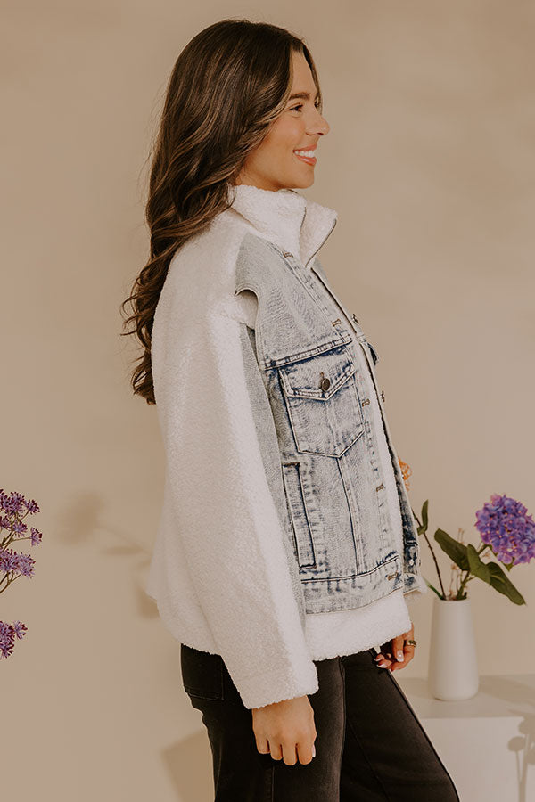 Uptown Chic Sherpa Jacket Image - 3