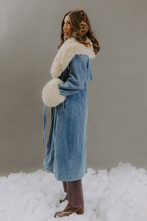 Fashion District Denim Coat Image - 5