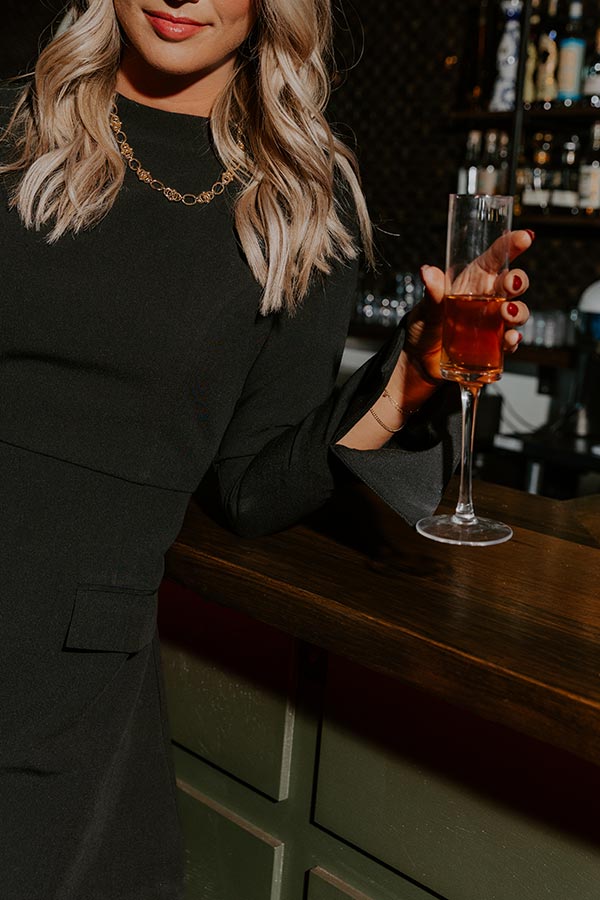 Skyline Chic Mini Dress Image - 2