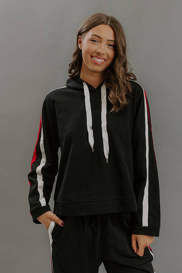 Weekend Getaway Stripe Hoodie Image - 1