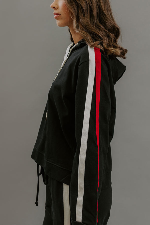 Weekend Getaway Stripe Hoodie Image - 2