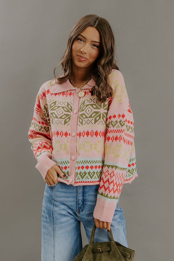 Bunny Slopes Cutie Knit Cardigan Image - 4