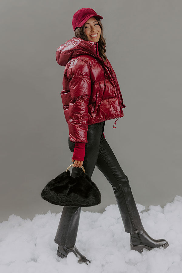 Chilly Day Charm Puffer Jacket Image - 3