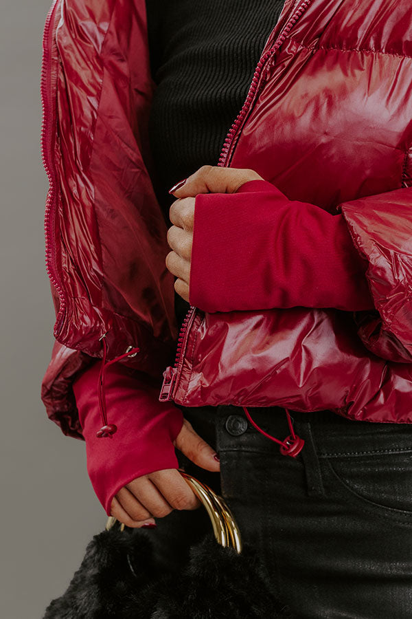 Chilly Day Charm Puffer Jacket Image - 2