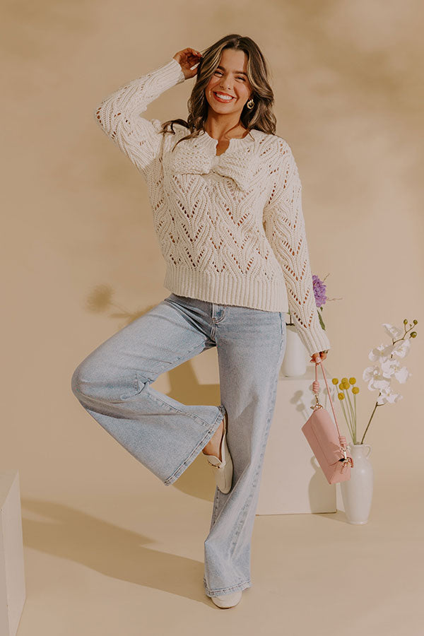 RISEN Melody Low Rise Wide Leg Shimmer Jean Image - 1