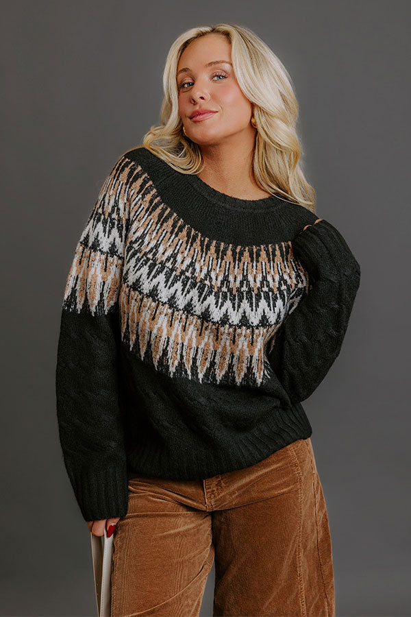 Ski Lodge Chic Knit Sweater Image - 1
