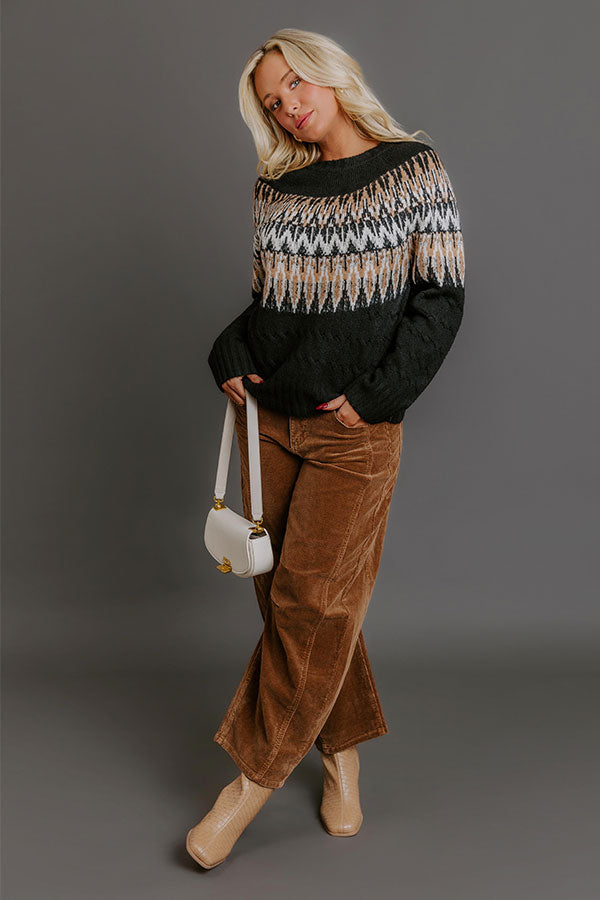 Ski Lodge Chic Knit Sweater Image - 2