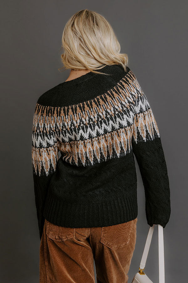 Ski Lodge Chic Knit Sweater Image - 4