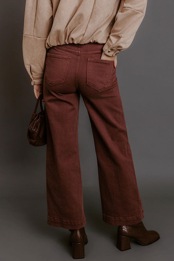 RISEN Sloane High Waist Wide Leg Pants Image - 4