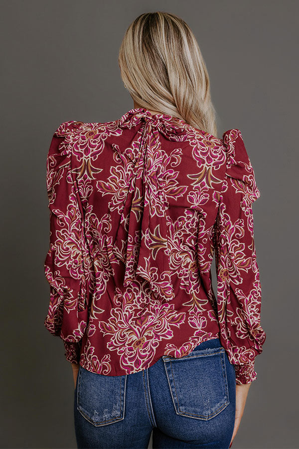 Fifth Avenue Charm Floral Top Image - 4
