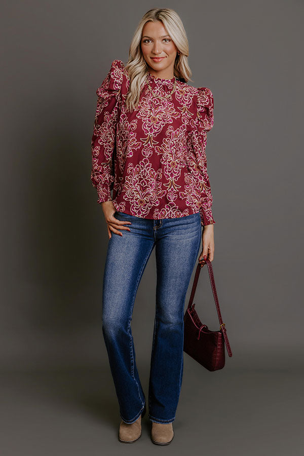 Fifth Avenue Charm Floral Top Image - 2