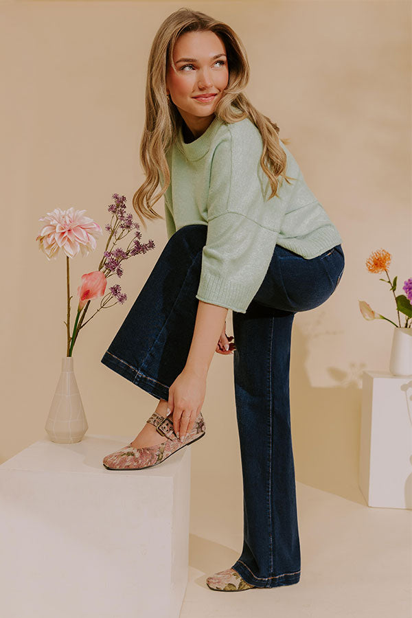 The Soho Floral Tapestry Flats Image - 3