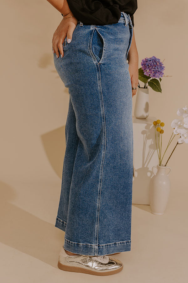 RISEN Peyton Midrise Wide Leg Jean Curves Image - 3