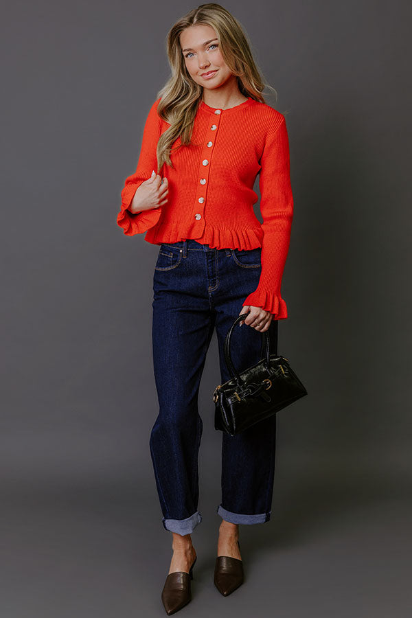 RISEN Margaret Midrise Slouchy Cropped Jean Image - 1