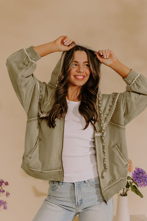 Darling In The City Vintage Wash Hoodie Image - 3