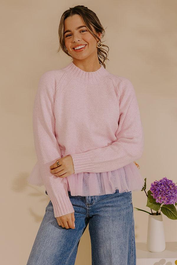 Sweet Embrace Peplum Knit Sweater Image - 1