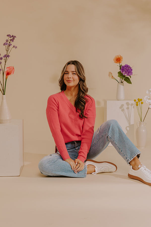 New Season Waffle Knit Top Image - 1