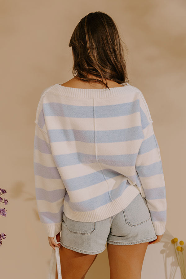 Everyday Stripe Knit Sweater Top Image - 4