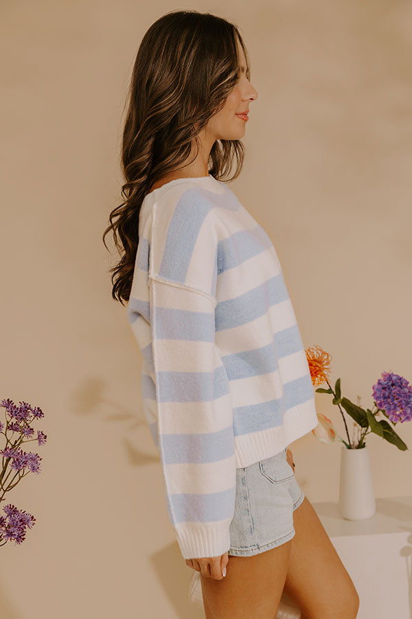 Everyday Stripe Knit Sweater Top Image - 3