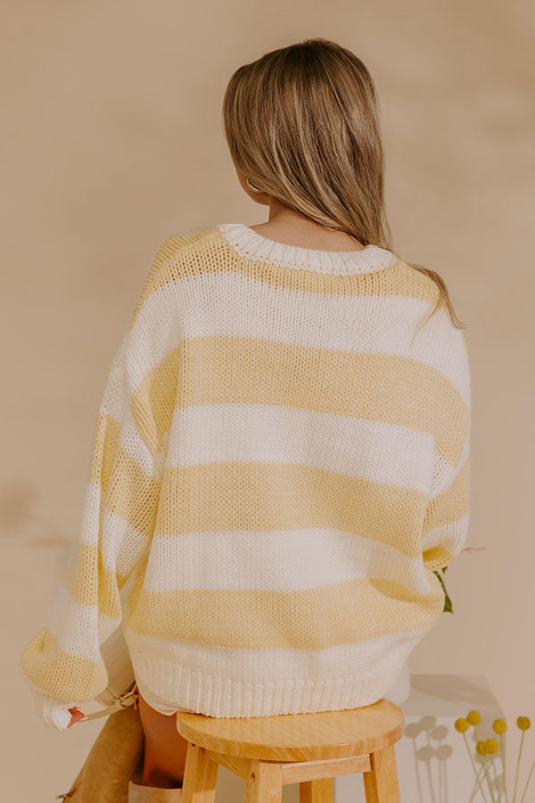Lines of Chic Knit Stripe Sweater Image - 5