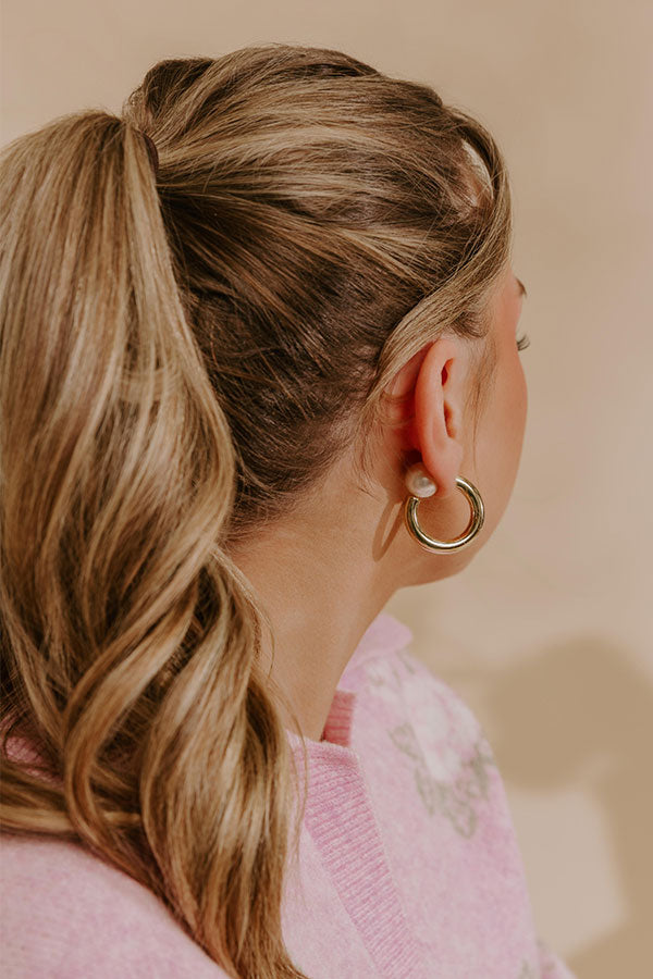 Sweet Moment Hoop Earrings Image - 2