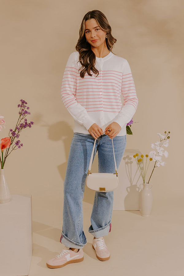 Simple Lines Knit Cardigan Image - 1