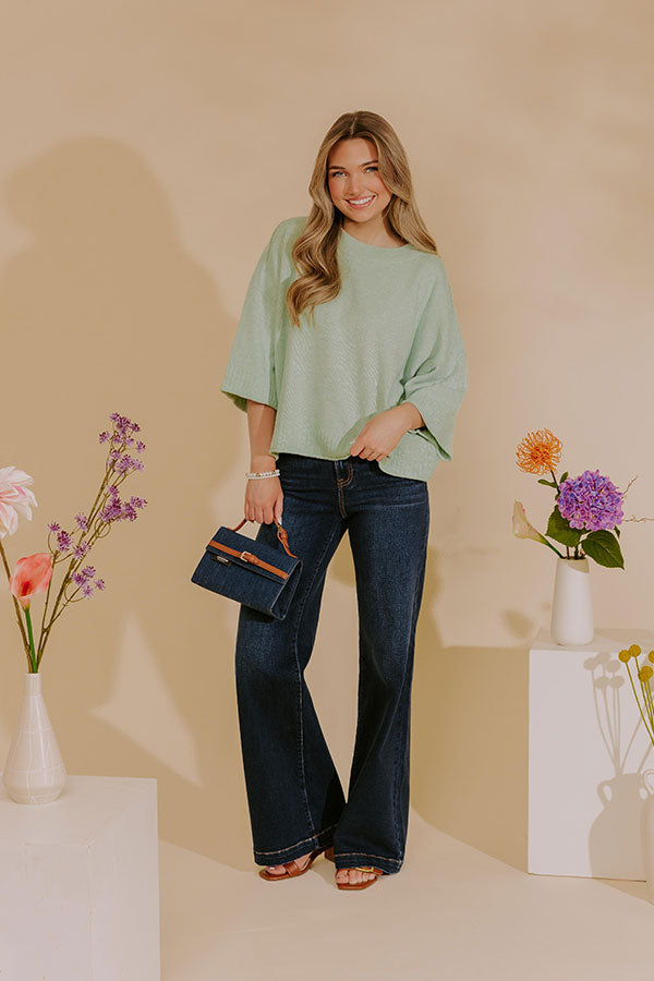 RISEN Sutton High Waist Wide Leg Jean Image - 1