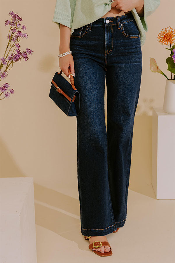 RISEN Sutton High Waist Wide Leg Jean Image - 2