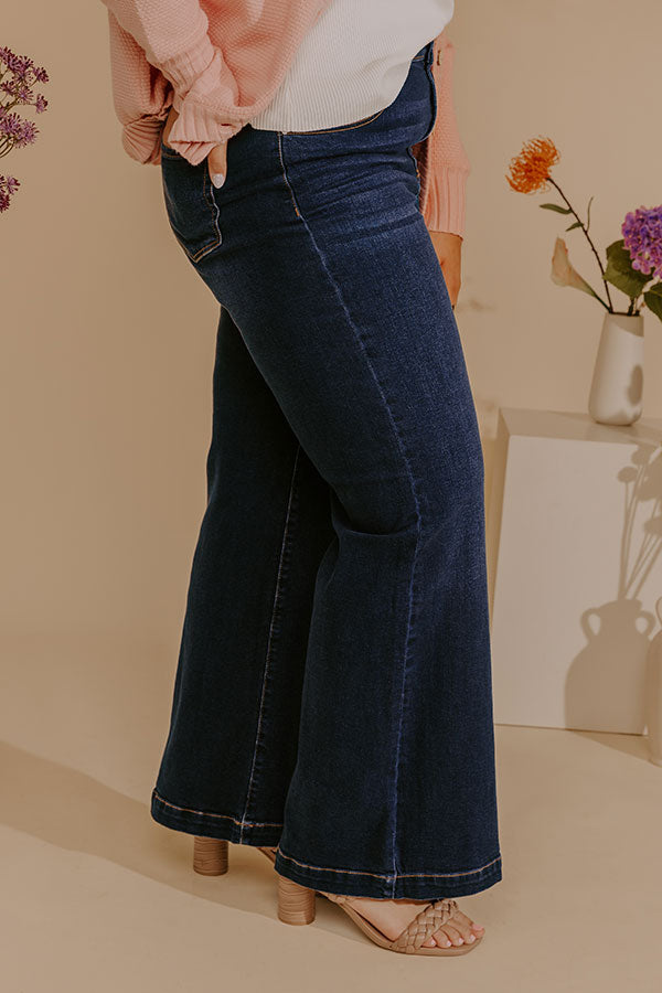 RISEN Sutton High Waist Wide Leg Jean Curves Image - 4