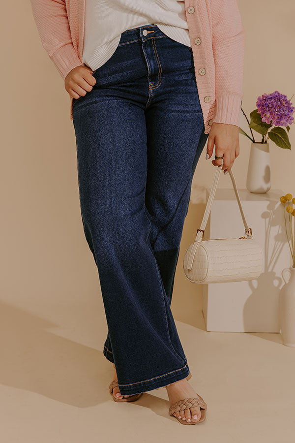RISEN Sutton High Waist Wide Leg Jean Curves Image - 2