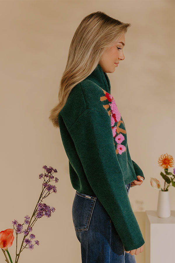 Early Bloom Knit Sweater Image - 4