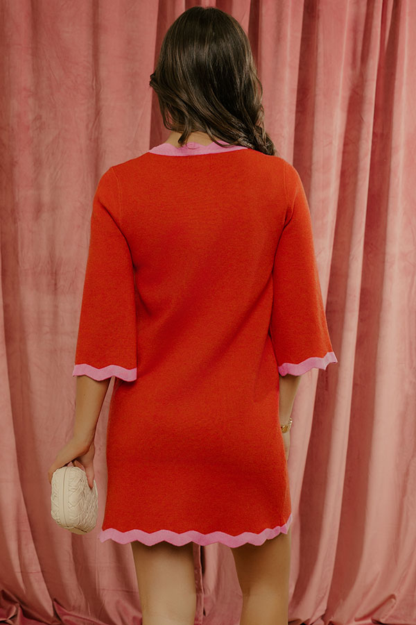 Polished Ease Knit Mini Dress Image - 5