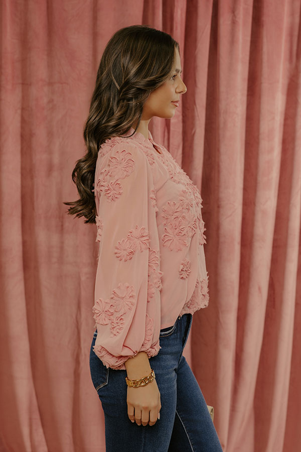 Darling Bloom Chiffon Top Image - 3