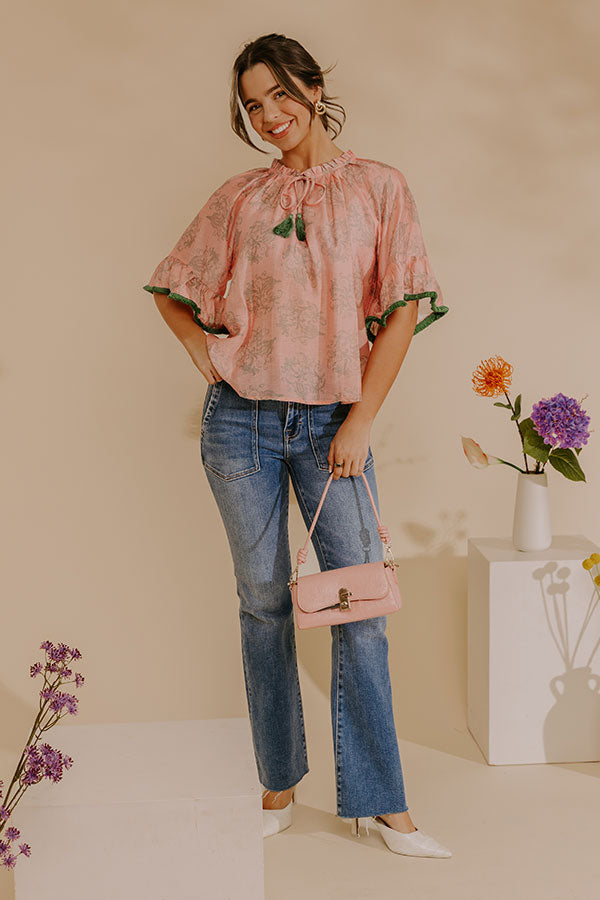 Uptown Prep Floral Top Image - 2