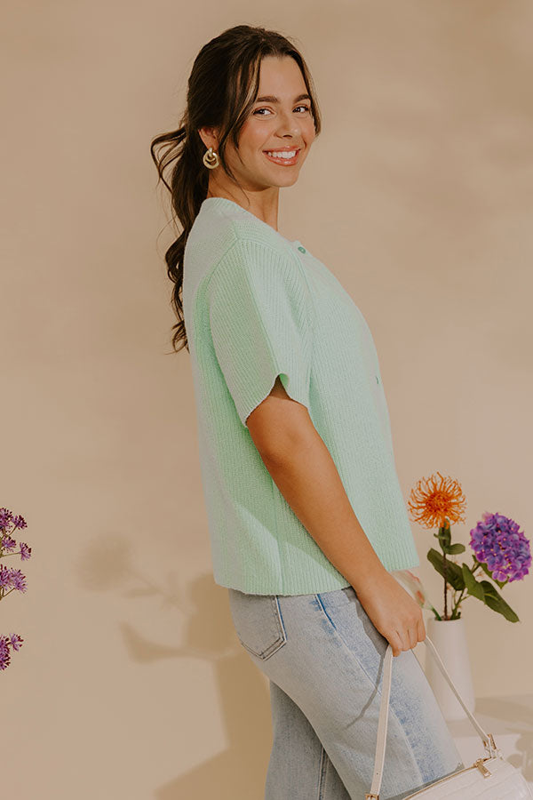 Spring Ease Knit Sweater Top Image - 4