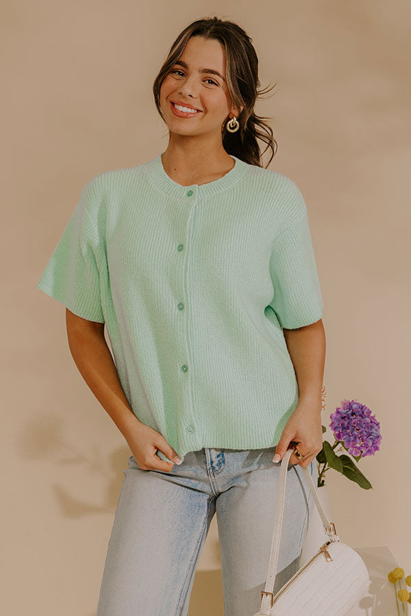 Spring Ease Knit Sweater Top Image - 3
