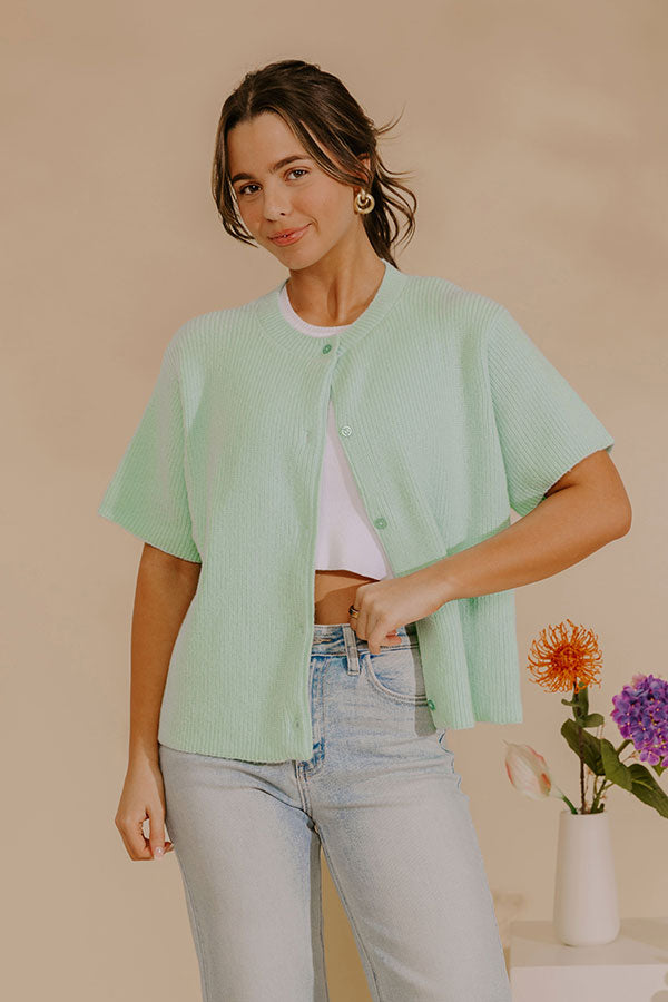 Spring Ease Knit Sweater Top Image - 2