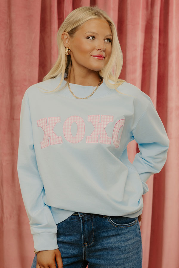 XOXO Applique Sweatshirt Image - 1