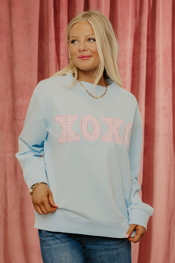 XOXO Applique Sweatshirt Image - 3